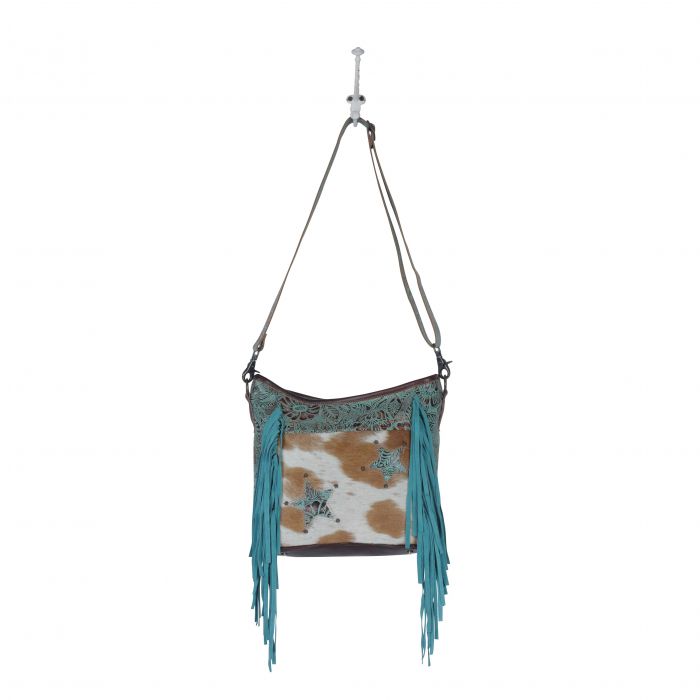 Luminous Turquoise Concealed Bag Myra