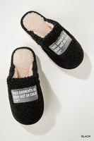 Fuzzy Comfy Home Slippers